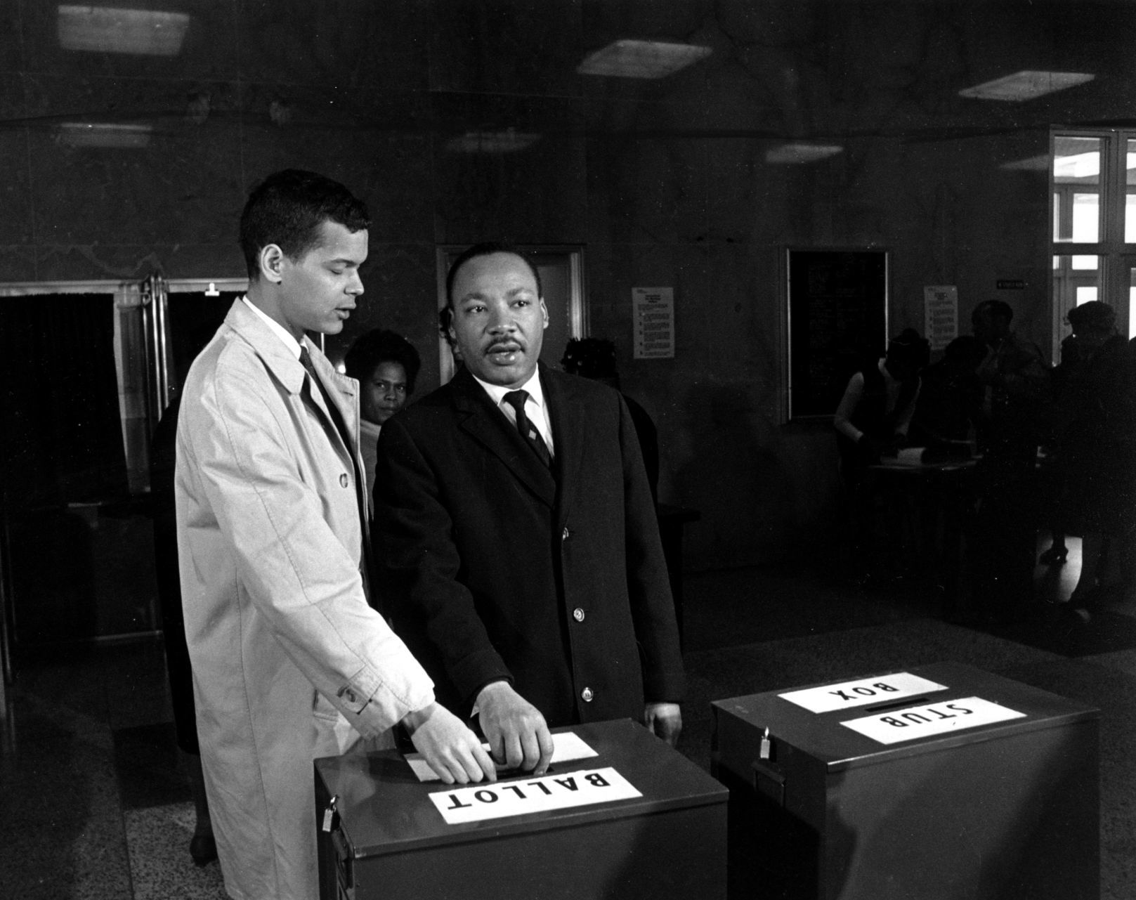 1966: JULIAN BOND MARTIN LUTHER KING